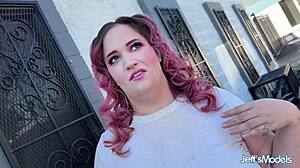 BTS Teaser BBW Rose Lareines Huge Tits Threesome