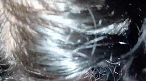 unleashing her wildest orgasm with deep cock sucking