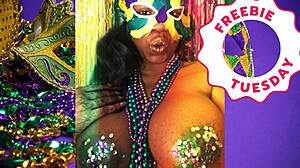 hey babe, check jessica grabbit flashing those huge natural tits at mardi gras with her rabbit toy.