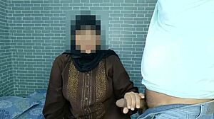 Poor hijabi Muslim girl fucked hard for cash outdoors