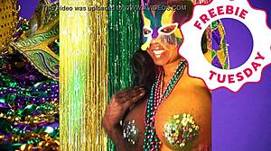 hey babe, check jessica grabbit flashing those huge natural tits at mardi gras with her rabbit toy.