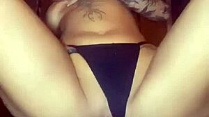 Tattooed Scottish Teen's After-School Anal Routine
