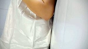 Chubby babe's tit play soaks her eager pussy