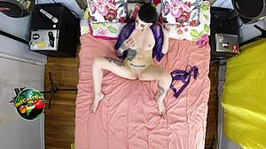 cj mack backstage solo masturbation toys goth interview camera 3 view