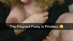 imagine your pregnant milf paying that debt on snapchat while your buddy watches her submit completely.