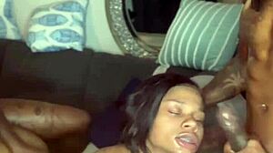 ebony babes rip clothes for juicy tight pussy 3some creampie.