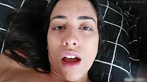 just woke up masturbating talking dirty to you super wet orgasm closeup view
