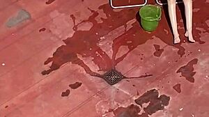 Neighbors Sunbathing Bikini Terrace Voyeur Part 4