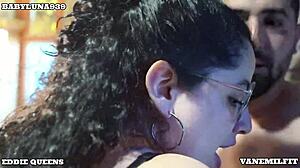 ebony fit wife caught us cheating and dominates interracial threesome