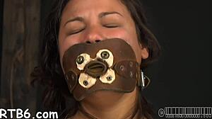 Sado Harness Binds For Rough Cock Sucking Contest