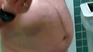 guy wanks his hard cock naked on cam