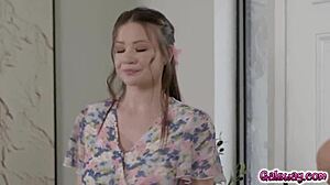 Check out wholesome church girl alison rey tribbing goth victoria voxxx hard