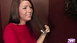 wanna see blonde stripper's huge tits bounce on throbbing cock?