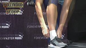 jacqueline fernandez's workout leaves little to the imagination... hot sweat dripping everywhere