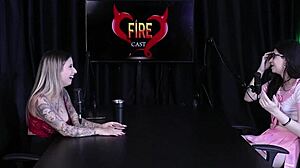 hey check out yumi trap's wild trans interview full of naughty action part 2