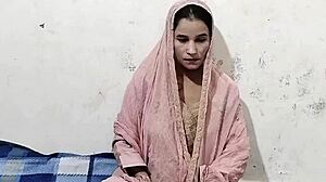 desi muslim girlfriend creampied hard in bathroom by lover