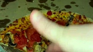 pizza masturbation cum food fetish arab teen pussy wants bbc squirting