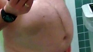 guy wanks his hard cock naked on cam