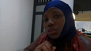 Ebony Bitch Ski Mask Swallows Big Black Cum Deepthroat Sloppy