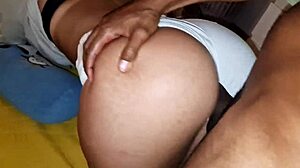 Sharing Bed Boyfriend Mom Ends Hard Homemade Sex Creampie
