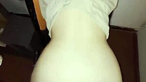 Real fat amateur bent over big ass doggystyle without condom sex tape