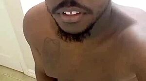 mirror selfie ass tease builds to solo masturbation orgasm