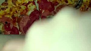 pizza masturbation cum food fetish arab teen pussy wants bbc squirting