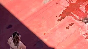 Neighbors Sunbathing Bikini Terrace Voyeur Part 4
