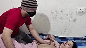desi muslim girlfriend creampied hard in bathroom by lover