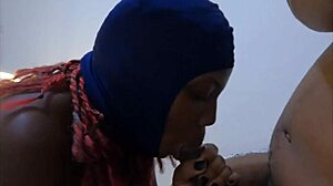 Ebony Bitch Ski Mask Swallows Big Black Cum Deepthroat Sloppy