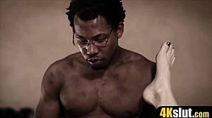 BLINDFOLDED CUTIE CHLOE CHERRY SURPRISED BY HUGE BBC!