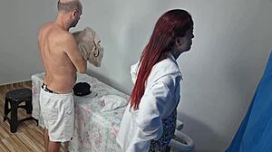 usa housewife massages clients into hardcore fucking sessions