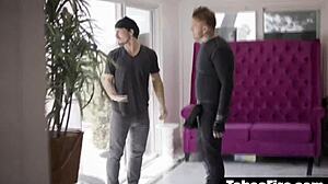 Blonde Maid's All Holes Roughly Double Penetrated Group!