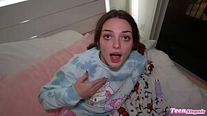 daddy johnny makes shrooms squirt hard with buttplug pussy pounding