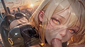 why does vega stone's muscular stare ignite the orange sky so fiercely?