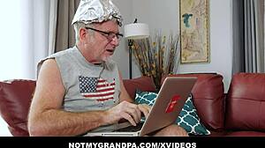Grumpy Old Man Fucks Big Tits Teen Jackie Hoff's Pussy