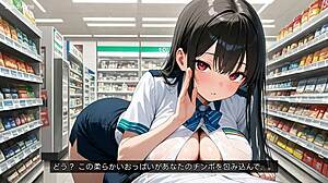 深夜コンビニ巨乳店員がパイズリで誘う... jerk off now? 💦🍈