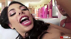 Gina Valentina's all-natural ass smashed by big dick!