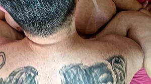 BBW wife's big ass creampied anally by cuckold bull.