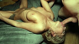 drove this steamy blonde crazy licking pussy then creampied her deep