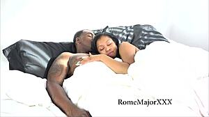 yasmine de leon rides rome major's bbc cowgirl with her big tits bouncing early morning