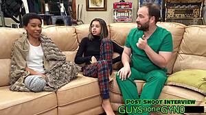 Dr. Aria Nicole Jerks Cum from Patient in Clinic Extraction 8!