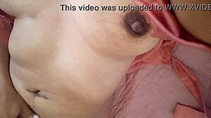 damn my hot stepmom masturbates juicy after work