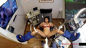 whoa miss mars is the doc's guinea pig for those wild e-stim pussy experiments!