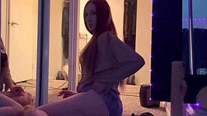 ITALIANA Big Tits MILF Artemisia Love Teases in Shorts Smoking Hot!