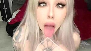 bunny girl bounces on big cock craving hot cum