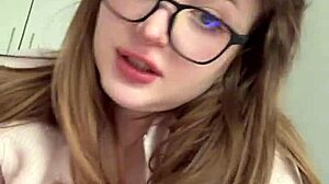 Young busty French teacher Facetime JOI cum listen.