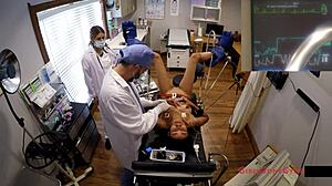 whoa miss mars is the doc's guinea pig for those wild e-stim pussy experiments!