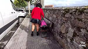 Crazy latina trades pussy for stranger's cash