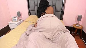 Stepsister Craves Stepbrother's Cock in Morning Spooning